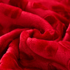 RKS-0317 Pretty Red Heart & Star Printing Raschel Blanket Hot Sale