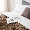 RKS-0277 High Quality Luxury Tie-Dye Faux Fur Bedding Comforter Thick Winter Comforter