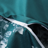 RUIKASI RKSB-0321 Green Jacquard Leaves Design Home Textile Adult Bedding Set Duvet Cover Sets