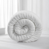 RUIKASI RKSDV-0285 Seersucker Quilt with 2 Pieces Pillowcase Design Bed Comfort Set White Comforter Set
