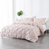 RUIKASI RKSB-0306 Luxury Pink 100% Microfiber Soft & Warm Duvet Cover Set