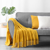 RKS-0369 Solid Arrows Acrylic Soft Warm Sofa Throw Thread Blanket