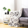 RKS0250 Wholesale Marble Print Super Soft Sherpa Throw Blanket 