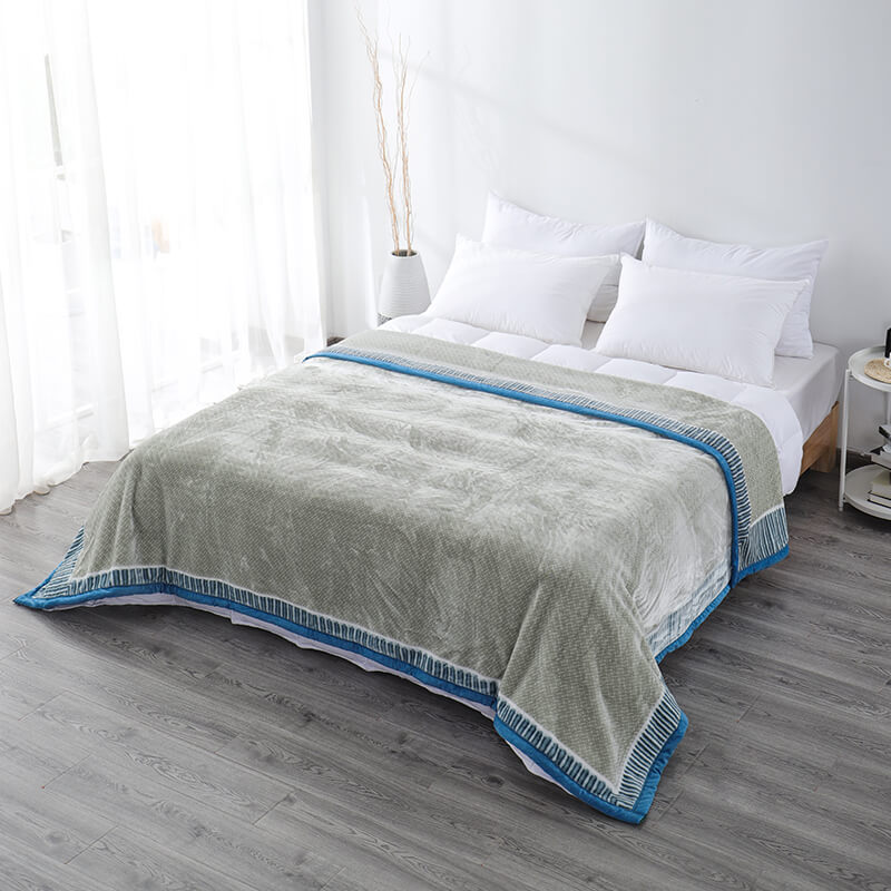 RKS-0322 Shiny Printed Mink Blanket Supersoft Cloudy Blanket 2021 New Minky Blanket Factory Directly Supply