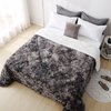 RKS-0277 High Quality Luxury Tie-Dye Faux Fur Bedding Comforter Thick Winter Comforter