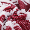 RKS-0348 RUIKASI Lovely Christmas Snow Coral Fleece Blanket Throw with Warm Sherpa Backside