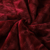 RKS-0018 100% Polyester Solid Jacquard Flannel Fleece Blanket Backside Sherpa