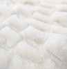 RKS-0334 Custom Size Super Soft Fluffy Cozy Elastic Rabbit Fur Blanket Spandex Faux Fur Throw Blanket Spandex Rabbit Fur Throw Blanket 100% Poly