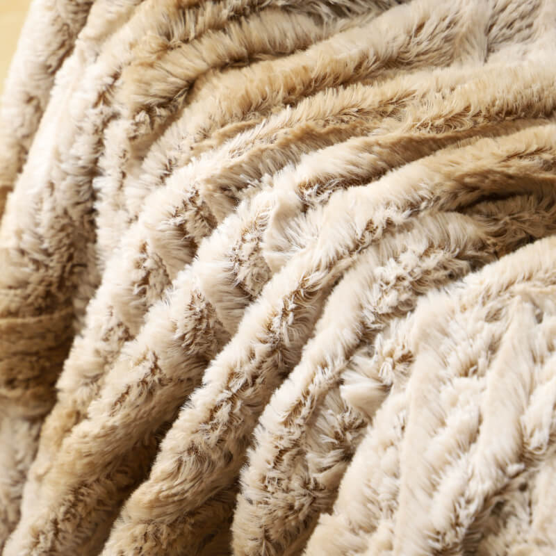 RKS-0080 100% polyester new style fleece knitted warm organic winter faux fur throw blanket Brushed Fleece Blanket Fleece Throw