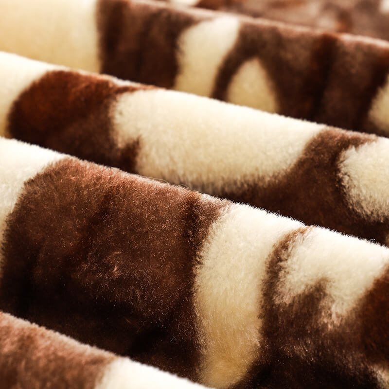 Custom Soft Muslin Printed Raschel Blanket Throw Fleece Blankets RKS-0003